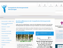 Tablet Screenshot of gemeinde.hermaringen.elk-wue.de