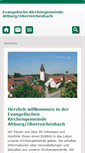 Mobile Screenshot of gemeinde.altburg.elk-wue.de