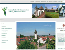Tablet Screenshot of gemeinde.altburg.elk-wue.de