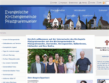 Tablet Screenshot of gemeinde.pfalzgrafenweiler.elk-wue.de