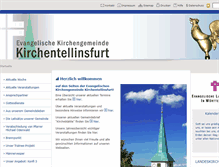 Tablet Screenshot of gemeinde.kfurt.elk-wue.de