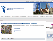 Tablet Screenshot of gemeinde.boennigheim.elk-wue.de