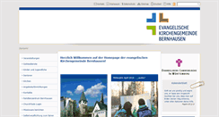 Desktop Screenshot of gemeinde.bernhausen.elk-wue.de