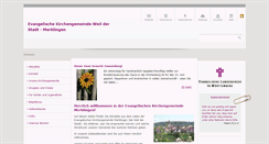 Desktop Screenshot of gemeinde.merklingen.elk-wue.de