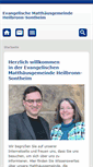 Mobile Screenshot of gemeinde.sontheim-matthaeus.elk-wue.de