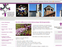 Tablet Screenshot of gemeinde.schwenningen.elk-wue.de