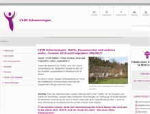 Tablet Screenshot of einrichtung.cvjm-schwenningen.elk-wue.de