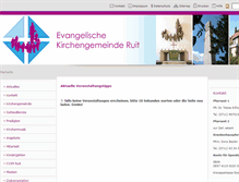 Tablet Screenshot of gemeinde.ruit.elk-wue.de