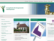 Tablet Screenshot of gemeinde.neckargartach.elk-wue.de