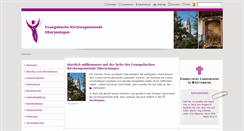 Desktop Screenshot of gemeinde.oberjesingen.elk-wue.de