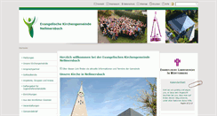 Desktop Screenshot of gemeinde.nellmersbach.elk-wue.de