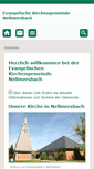 Mobile Screenshot of gemeinde.nellmersbach.elk-wue.de