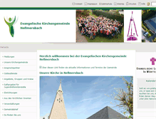 Tablet Screenshot of gemeinde.nellmersbach.elk-wue.de