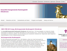 Tablet Screenshot of gemeinde.neuhengstett-ottenbronn.elk-wue.de