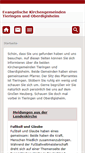Mobile Screenshot of gemeinde.tieringen-oberdigisheim.elk-wue.de